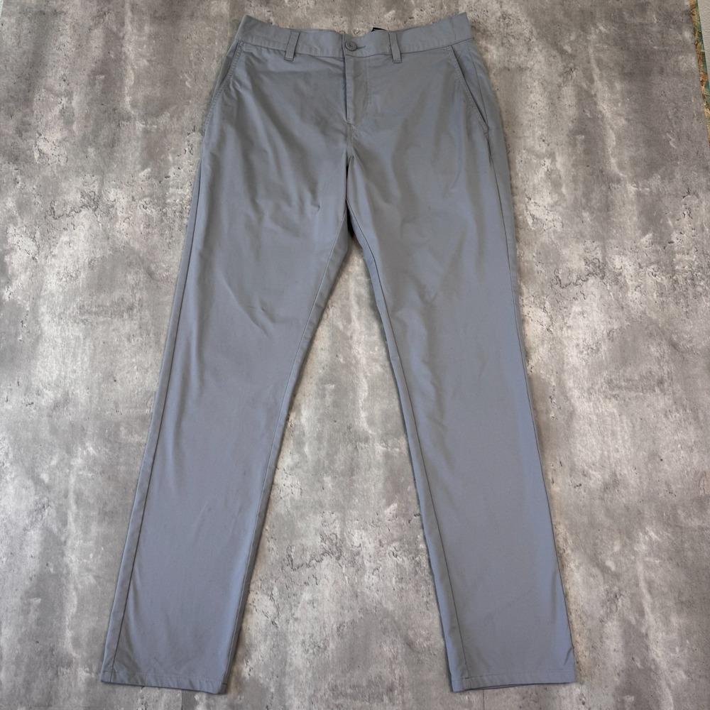TravisMathew Open to Close Tech Knit Golf Pants Mens 30x32 Gray Performance